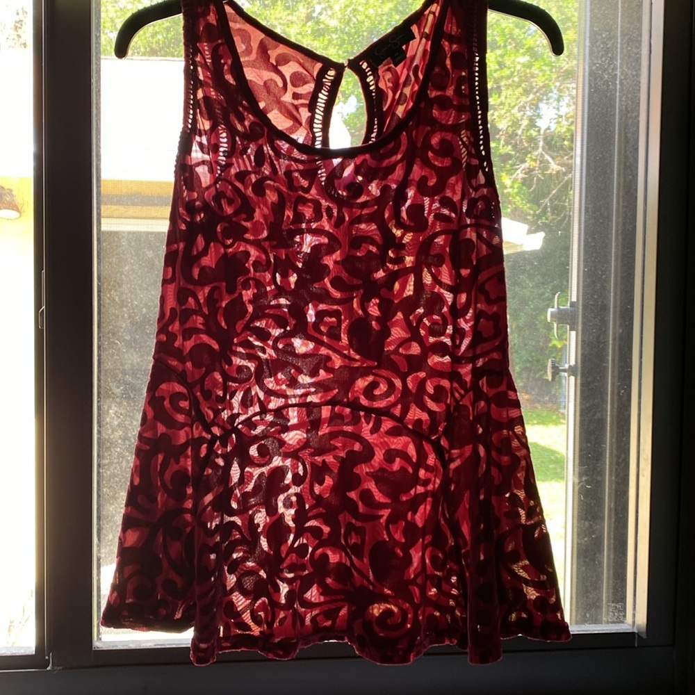 Jessica Simpson Medium Velvet Peplum